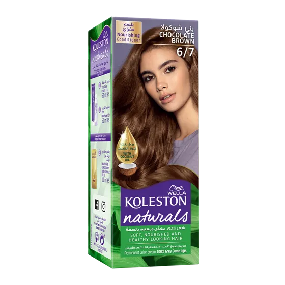 Wella Koleston Naturals - بني شوكولا 6/7