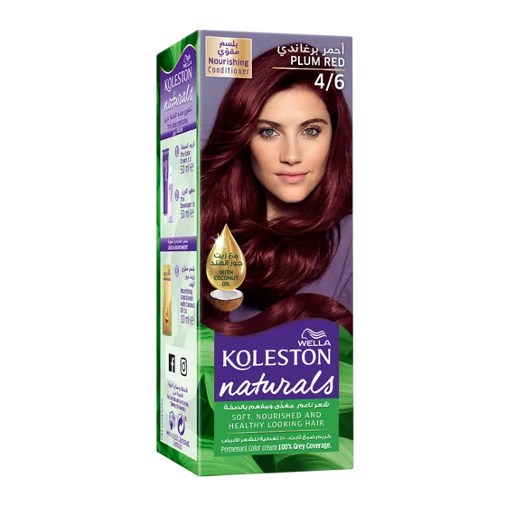 Wella Koleston Naturals - أحمر برغاندي 4/6