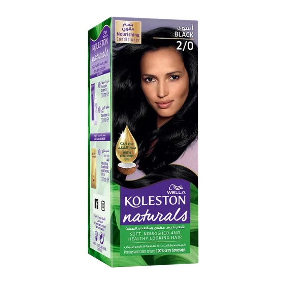 Wella Koleston Naturals - أسود 2/0