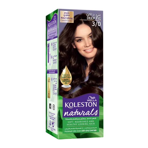 Wella Koleston Naturals - بني داكن 3/0