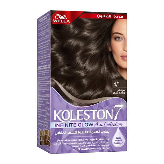 صبغة الشعر ويلا كوليستون سوبريم إنفينيت غلو آش 4/1 أشقر رمادي غامق غامض