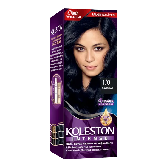 Wella Koleston Intense Saç Boyası 1/0 Mavi Siyah