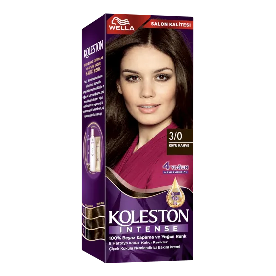 Wella Koleston Intense Saç Boyası 3/0 Koyu Kahve