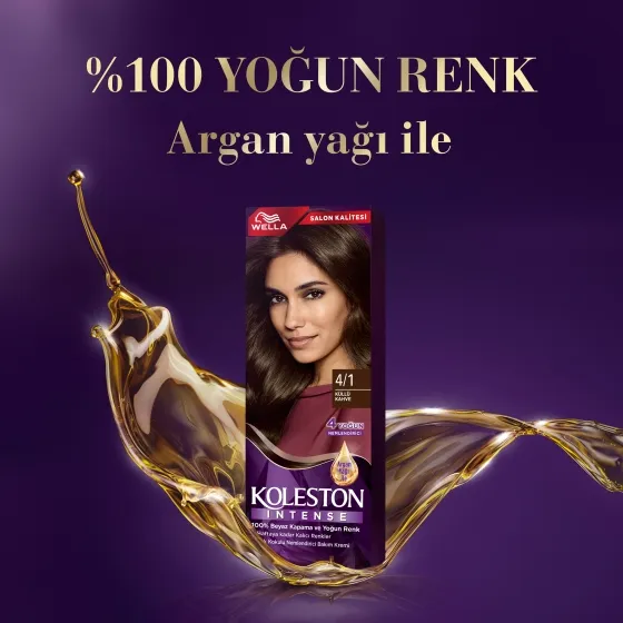Wella Koleston Intense Saç Boyası 4/1 Küllü Kahve