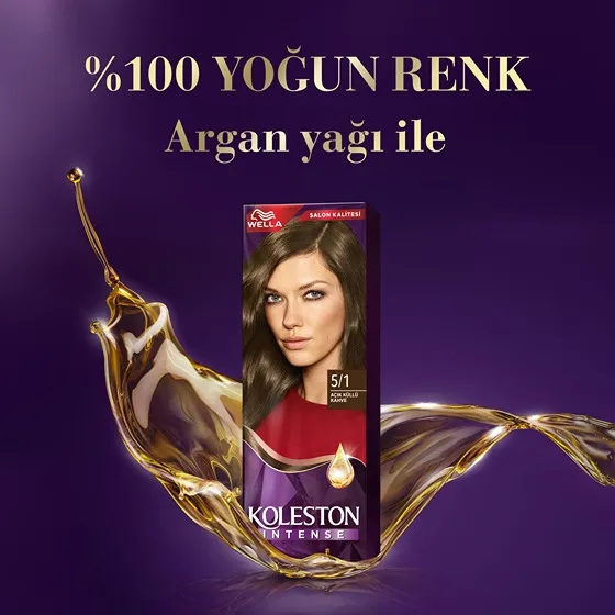 Wella Koleston Intense Saç Boyası 5/1 Ekstra Küllü Kahve