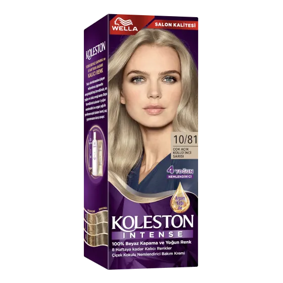 Wella Koleston Intense Saç Boyası 10/81 Çok Açık Küllü İnci Sarısı