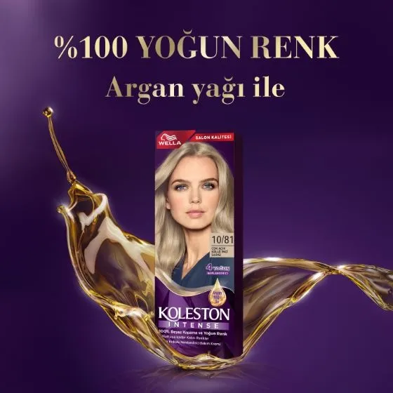 Wella Koleston Intense Saç Boyası 10/81 Çok Açık Küllü İnci Sarısı