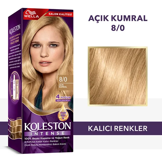 Wella Koleston Intense Saç Boyası 8/0 Açık Kumral