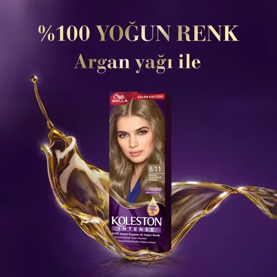 Wella Koleston Intense Saç Boyası 8/11 Ekstra Açık Küllü Kumral