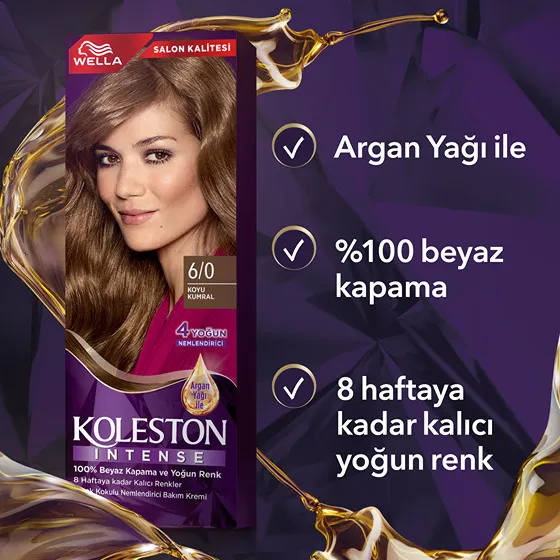 Wella Koleston Intense Saç Boyası 6/0 Koyu Kumral