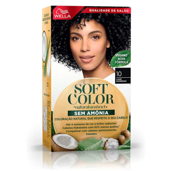 Soft Color, coloração sem amônia com ingredientes naturais: Café Expresso