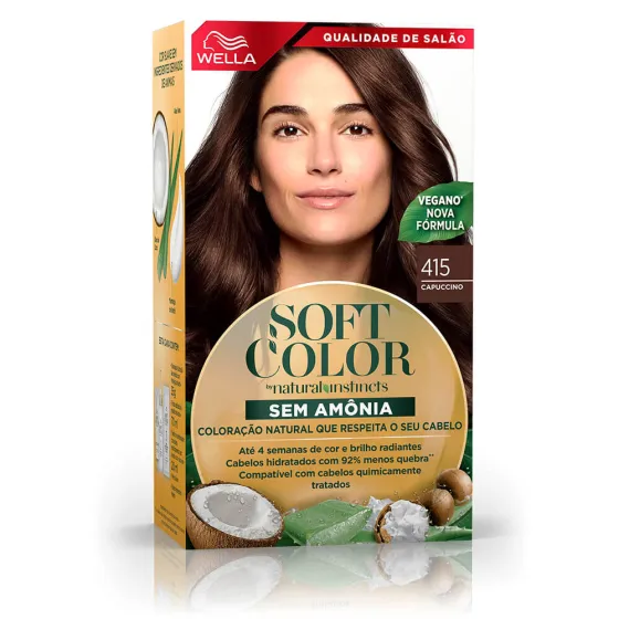 Soft Color, coloração sem amônia com ingredientes naturais: Cappuccino