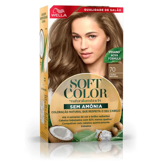 Soft Color, coloração sem amônia com ingredientes naturais : Louro Natural