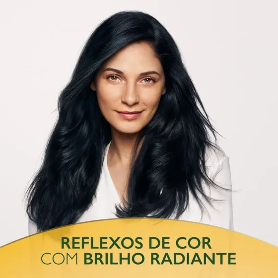 Soft Color, coloração sem amônia com ingredientes naturais: Preto Azulado