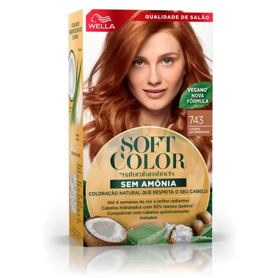Soft Color, coloração sem amônia com ingredientes naturais: Louro Acobreado