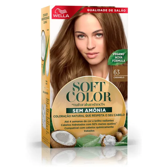 Soft Color, coloração sem amônia com ingredientes naturais: Caramelo