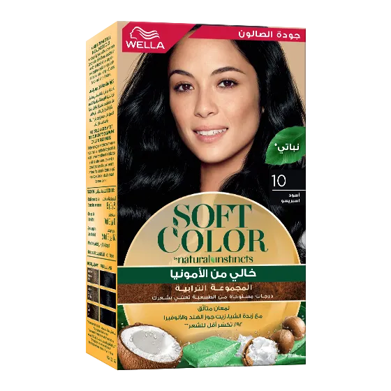 صبغة الشعر ويلا سوفت كولور ناتشرال إنستنكتس المجموعة الترابية 10 أسود إسبرسو