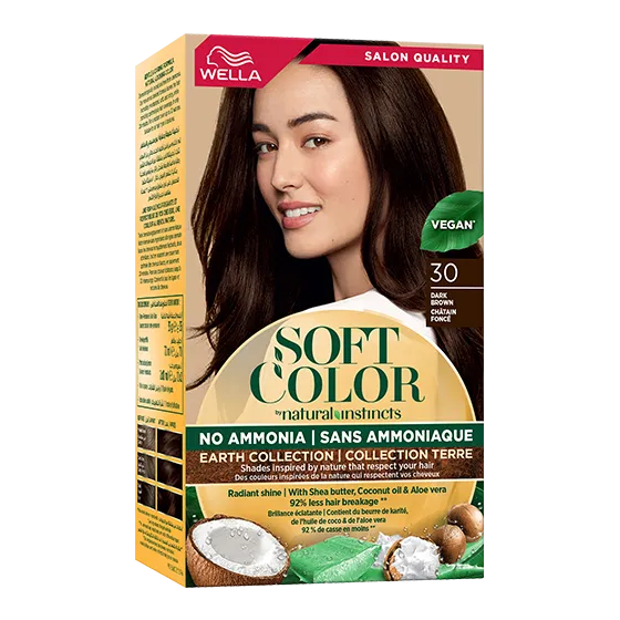 صبغة الشعر ويلا سوفت كولور ناتشرال إنستنكتس المجموعة الترابية 30 بني غامق