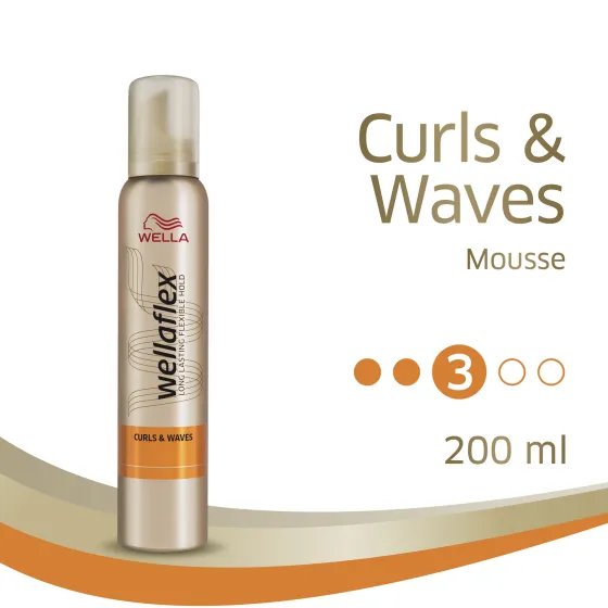 Curls & Waves Strong Hold Mousse 200 ml
