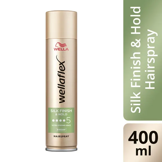 Wella Wellaflex Silk Finish & Hold Hairspray - 400ML
