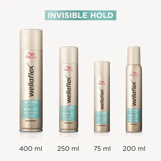 Wella Wellaflex Invisible Hold Mousse - 200ML