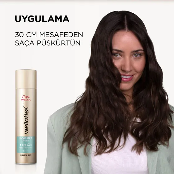 Wella Wellaflex Invisible Hold Görünmez Tutuş Sağlayan Saç Spreyi Extra Strong Hold - 75 ml