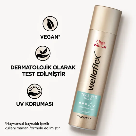 Wella Wellaflex Invisible Hold Görünmez Tutuş Sağlayan Saç Spreyi Extra Strong Hold - 75 ml