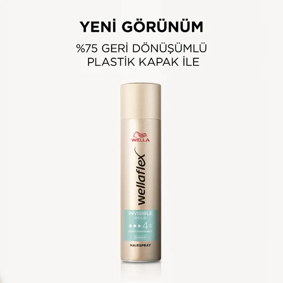 Wella Wellaflex Invisible Hold Görünmez Tutuş Sağlayan Saç Spreyi Extra Strong Hold - 75 ml