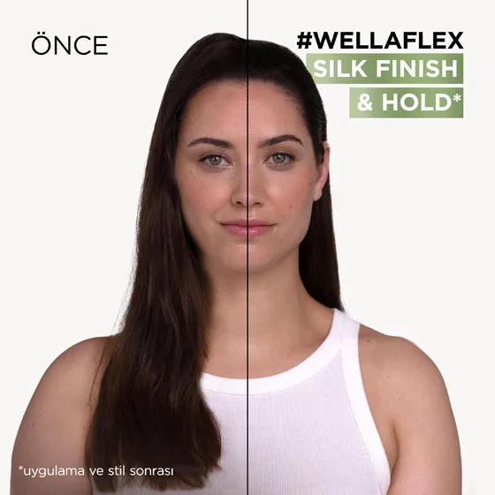WELLA WELLAFLEX SILK FINISH & HOLD İPEKSI BITIŞ VE TUTUŞ SAĞLAYAN SAÇ SPREYI ULTRA STRONG HOLD - 250 ML