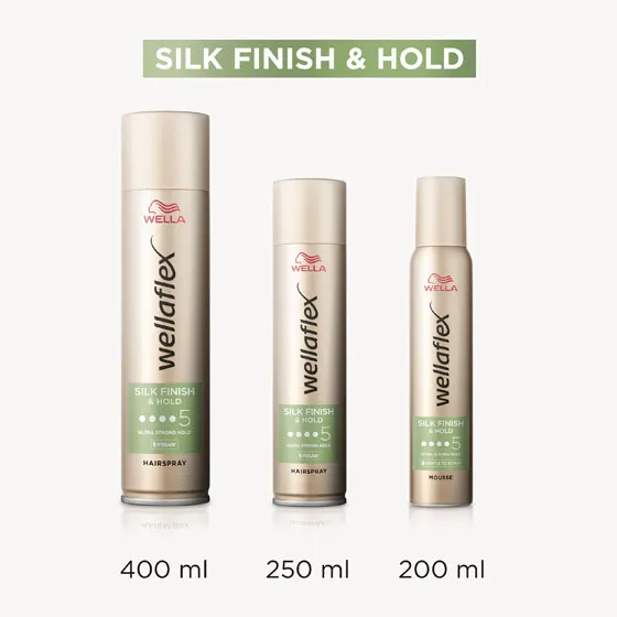 WELLA WELLAFLEX SILK FINISH & HOLD İPEKSI BITIŞ VE TUTUŞ SAĞLAYAN SAÇ SPREYI ULTRA STRONG HOLD - 250 ML