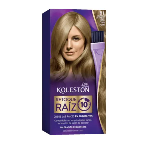 Retoque Raíz 10 - 81 Rubio Cenizo Claro