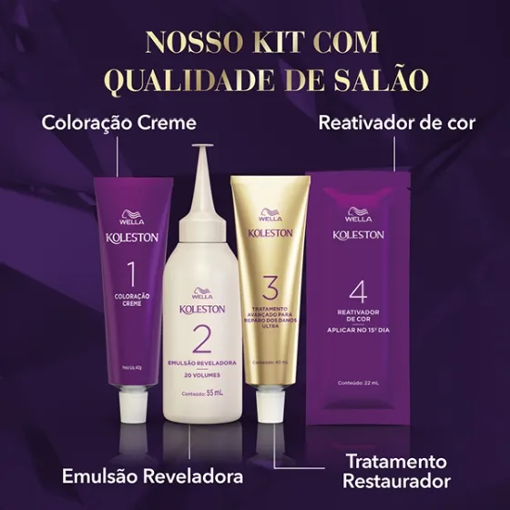 Coloração Creme Marrom Sedução 537