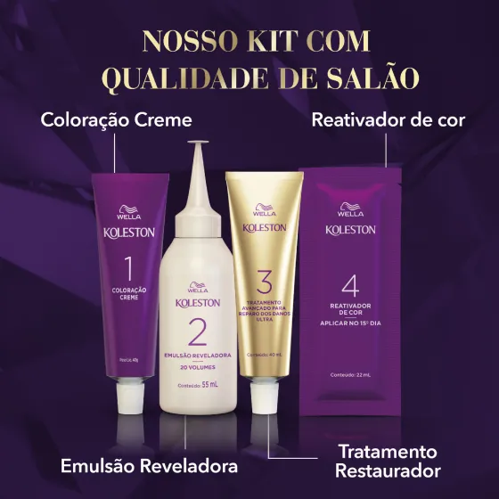 Coloração Creme Louro Médio 70