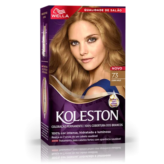 Coloração Creme Louro Avelã 73