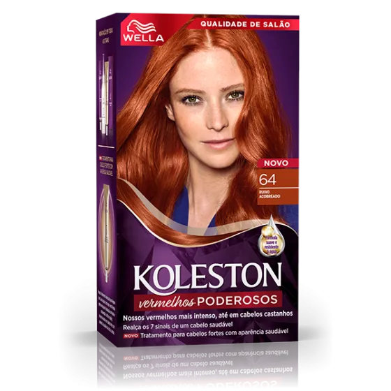 Coloração Creme Acaju Acobreado 64