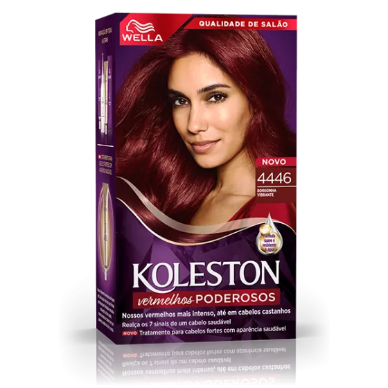 Coloração Creme Borgonha Vibrante 4446