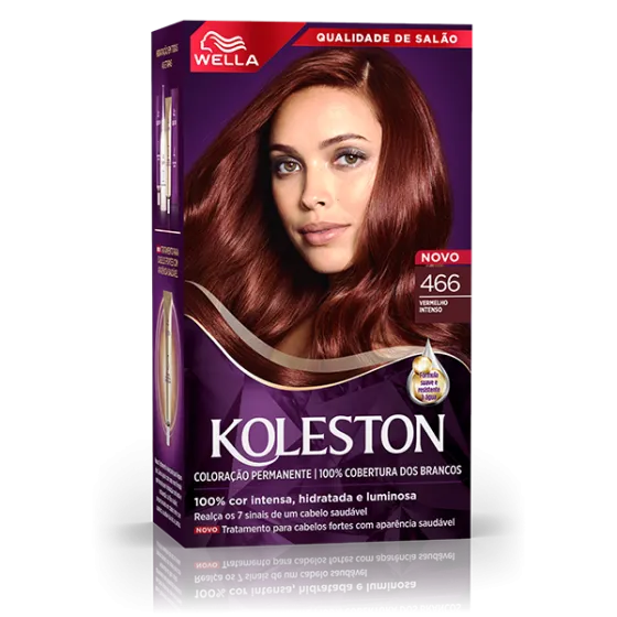 Coloração Creme Vermelho Intenso 466