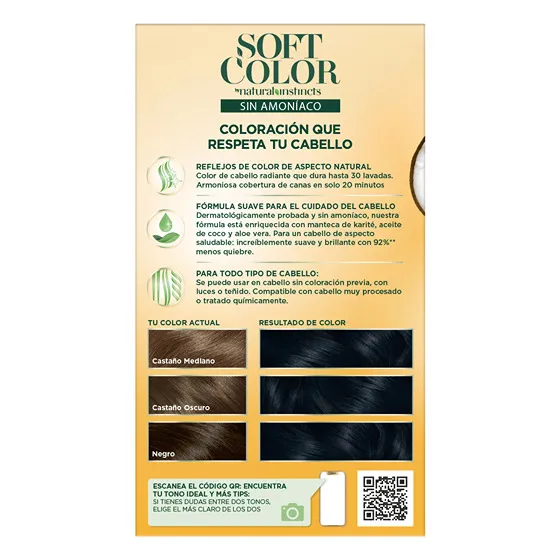 Soft Color 28 Negro azulado