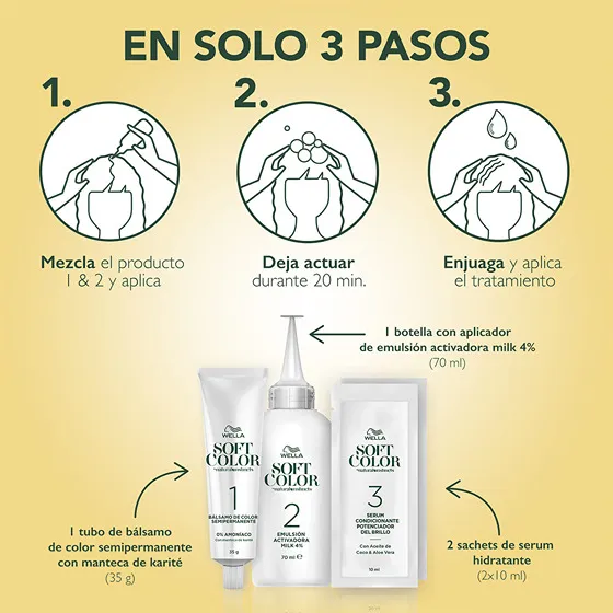 Soft Color 80 Rubio claro