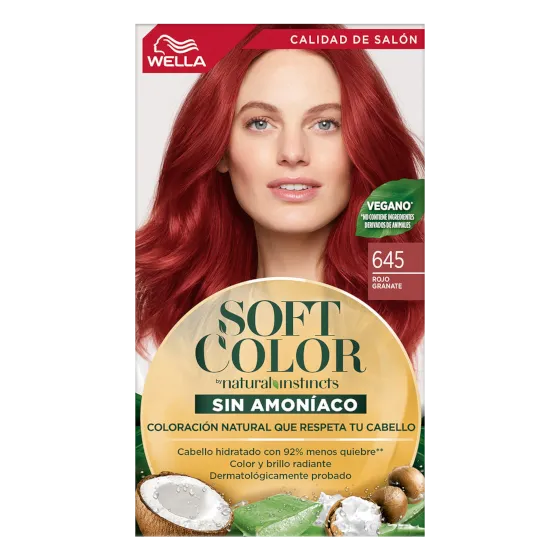 Soft Color 645 Rojo granate