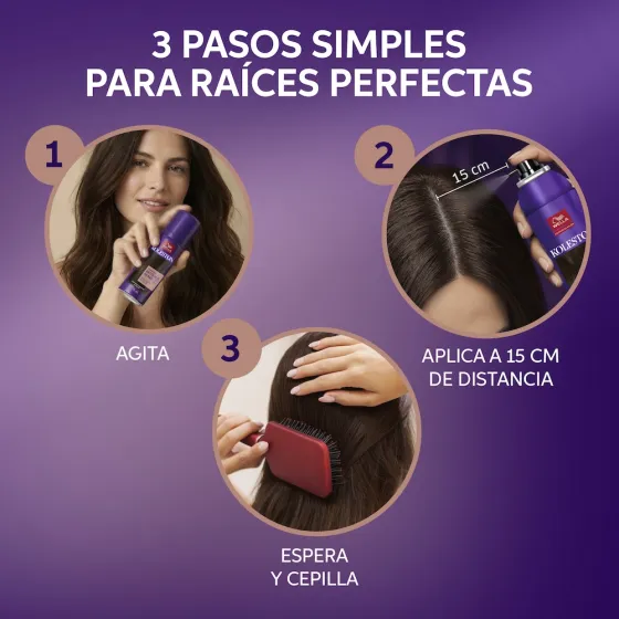 Root Touch Up 3 - Castaño Oscuro a Medio 