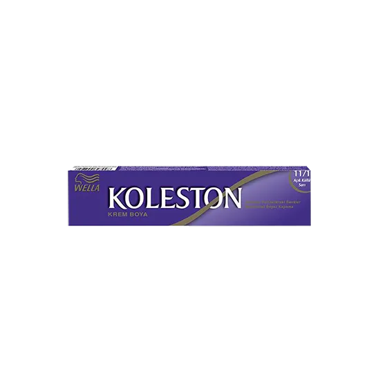 Wella Koleston Single Tüp Boya 11/1 Açık Küllü Sari