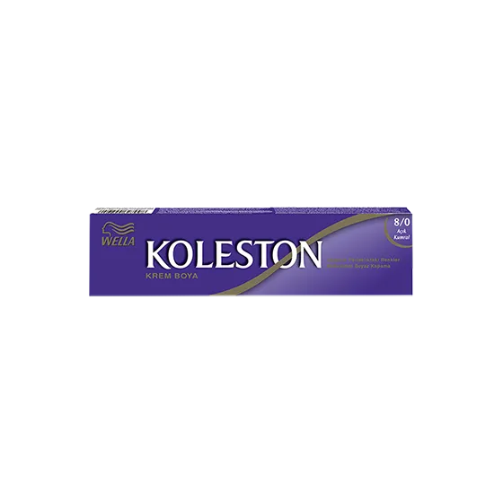 Wella Koleston Single Tüp Boya 8/0 Açık Kumral