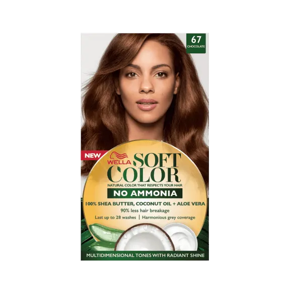 Soft Color, Natural hair color without Ammonia and with 100% Natural Ingredients: Chocolate
