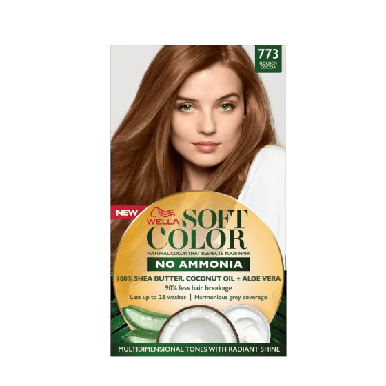 Natural hair color without Ammonia and with 100% Natural Ingredients: Golden Cocoa