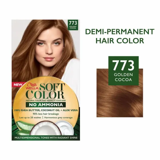 Natural hair color without Ammonia and with 100% Natural Ingredients: Golden Cocoa