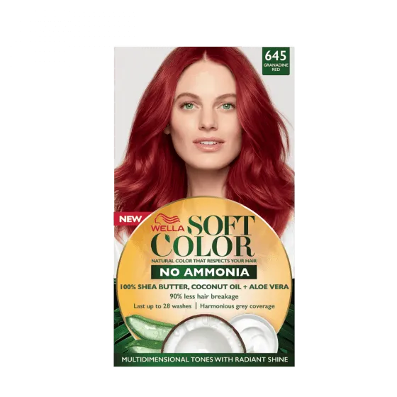 Natural hair color without Ammonia and with 100% Natural Ingredients: Granadine Red