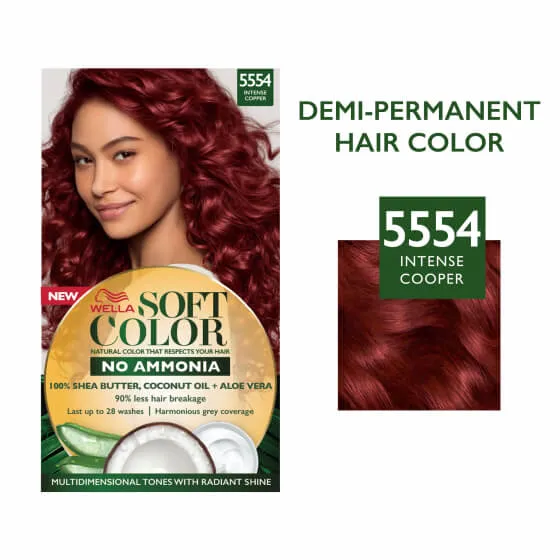 Natural hair color without Ammonia and with 100% Natural Ingredients: Intense Copper