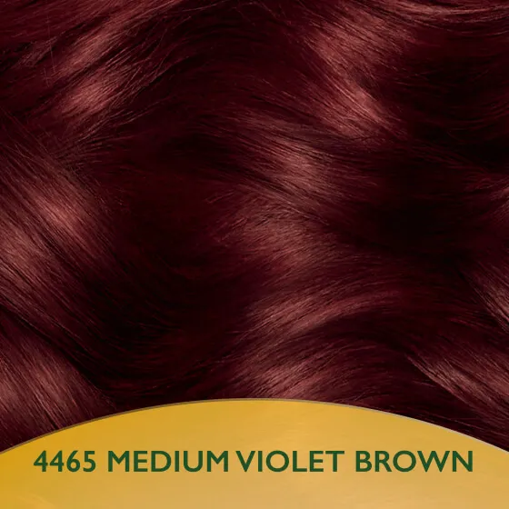Natural hair color without Ammonia and with 100% Natural Ingredients: Medium Violet Brown