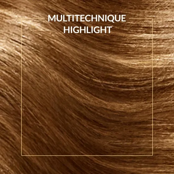 Permanent Hair Color Cream Multi-techinque Highlights